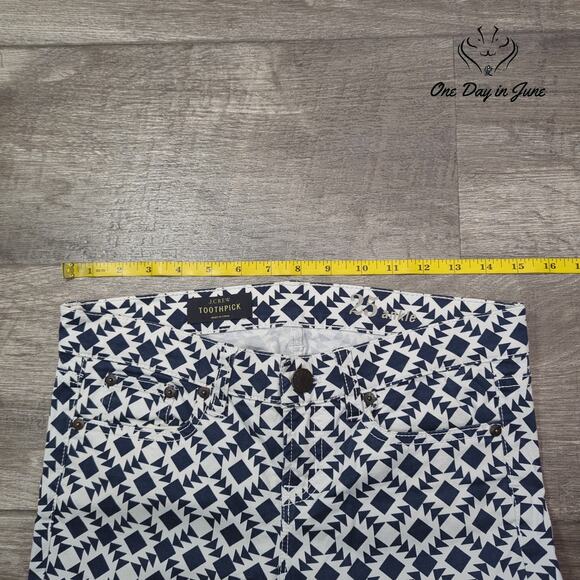 J.Crew Toothpick Ankle Jeans Size 2 - Picture 3 of 6
